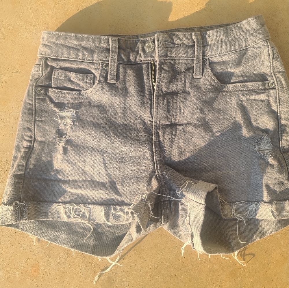 Old Navy High Rise OG short size 2 Gray